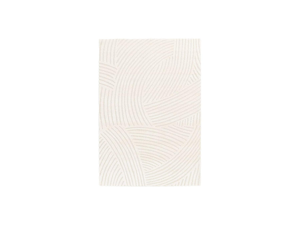 Stan - Short-Pile Rug - Abstract Pattern - Beige