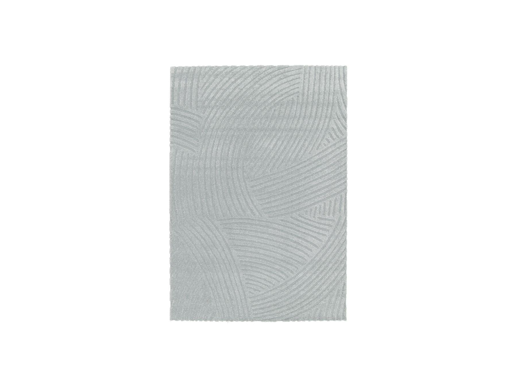 Stan - Tapis Poils Courts - Motif Abstrait - Bleu