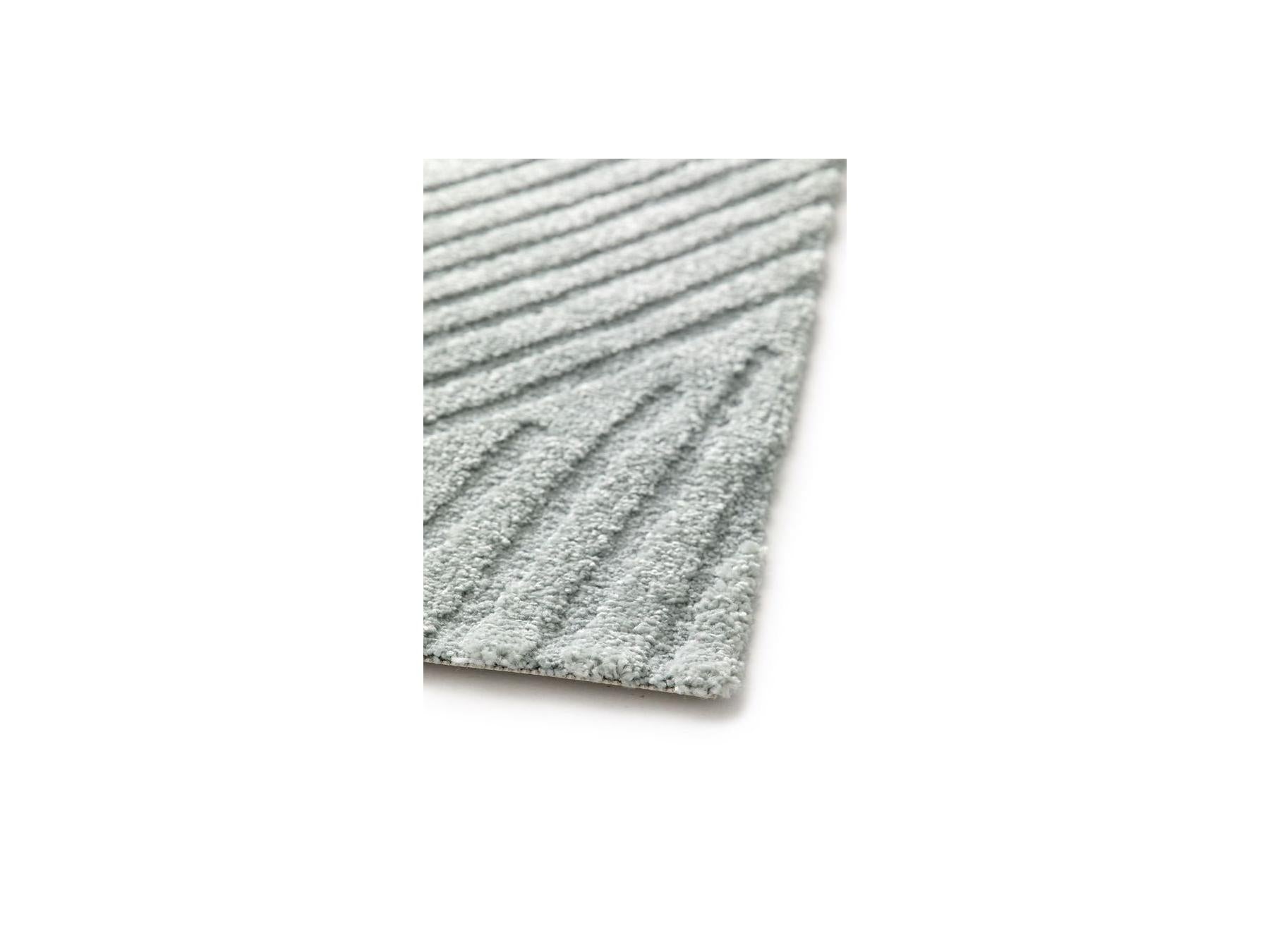 Stan - Tapis Poils Courts - Motif Abstrait - Bleu