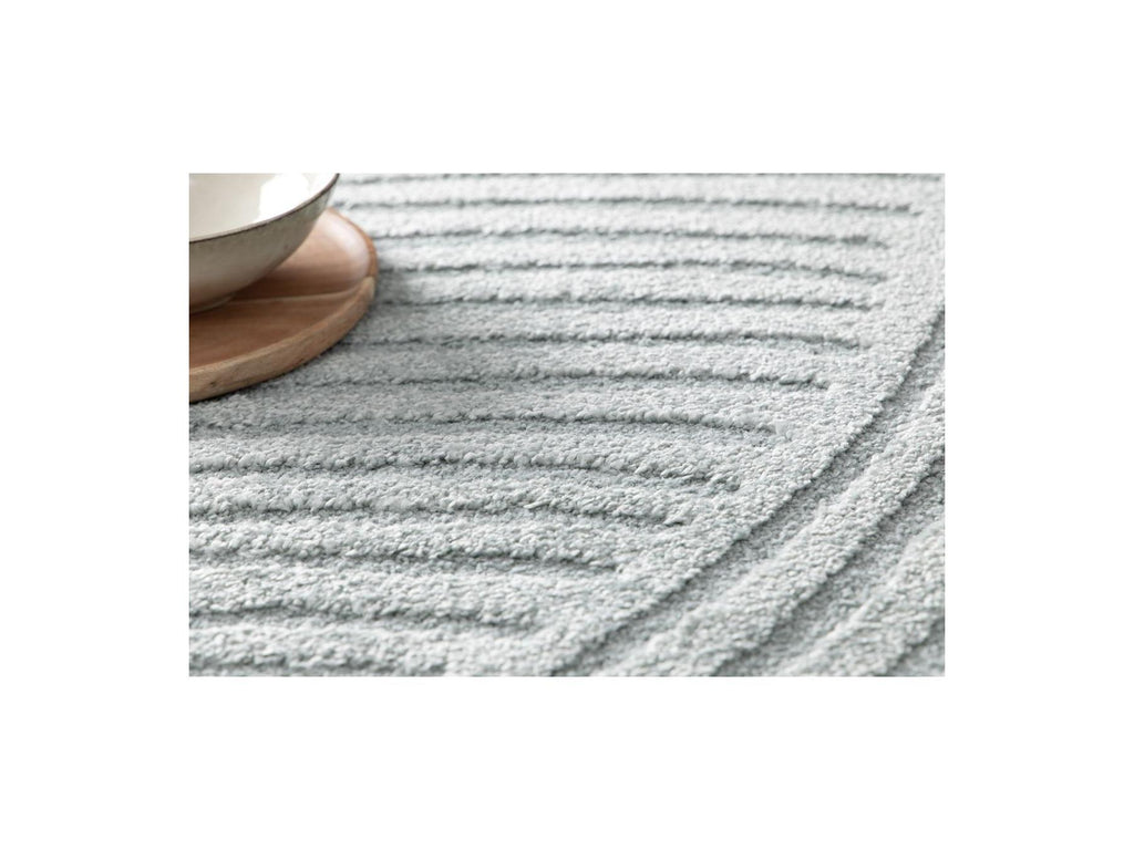 Stan - Tapis Poils Courts - Motif Abstrait - Bleu