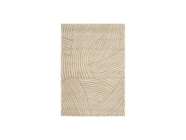 Stan - Alfombra de pelo corto - Motivo abstracto - Marrón