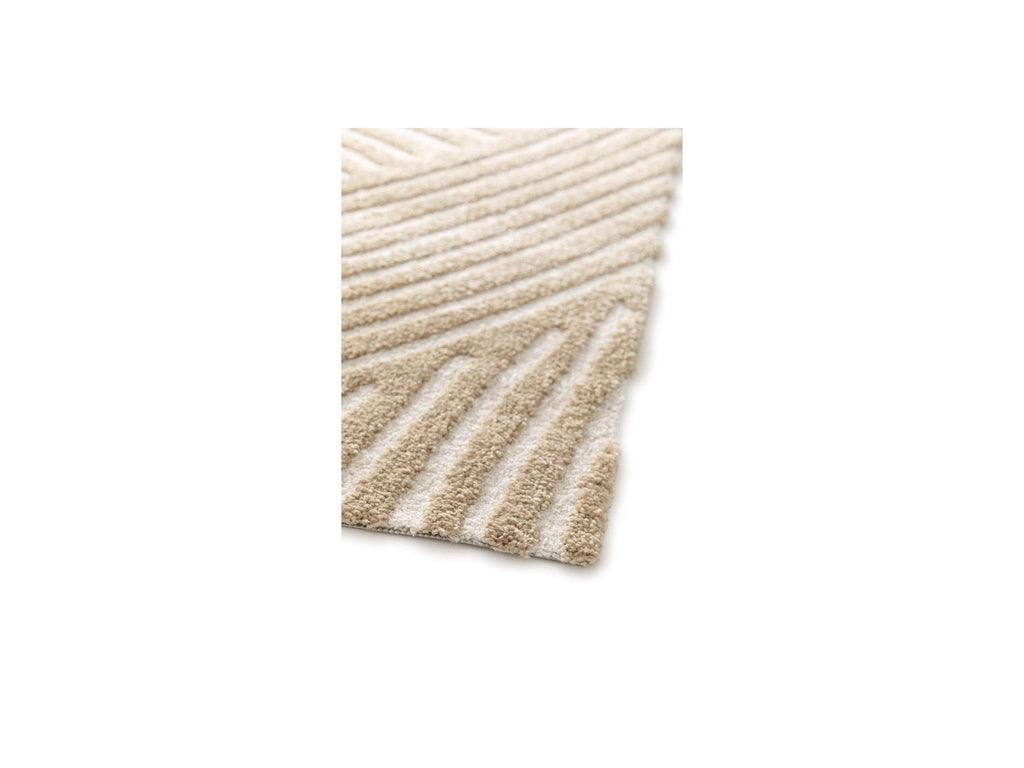 Stan - Tapis Poils Courts - Motif Abstrait - Marron