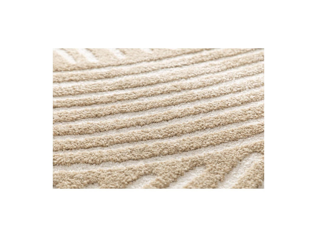 Stan - Tapis Poils Courts - Motif Abstrait - Marron
