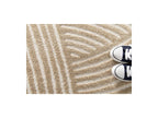 Stan - Tapis Poils Courts - Motif Abstrait - Marron