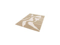 Colas - Tapis Poils Courts - Motif Abstrait - Marron