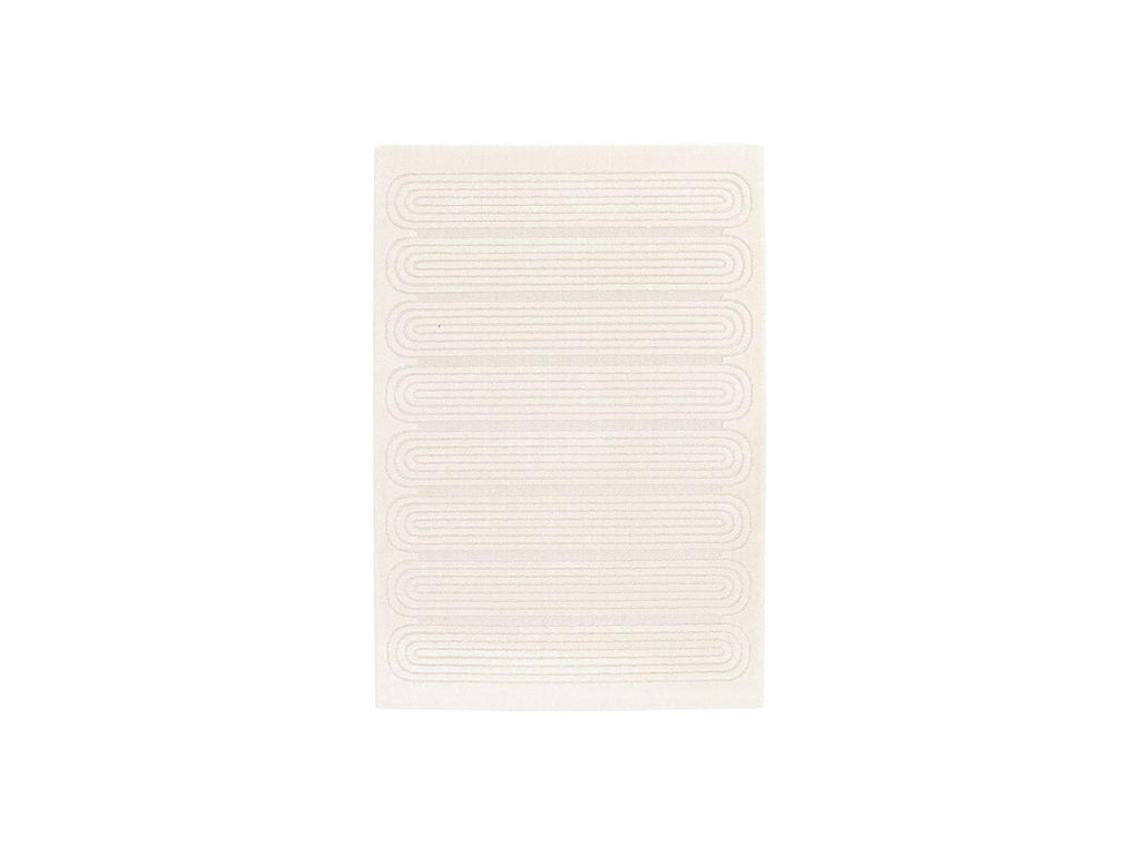 Iago - Short-Pile Rug - Graphic Pattern - Beige