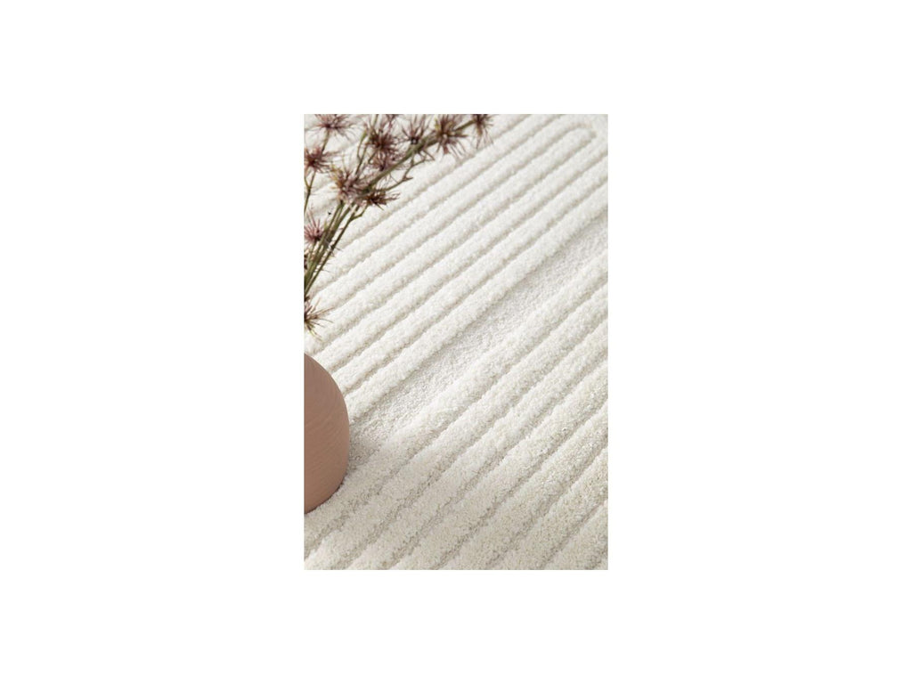 Iago - Short-Pile Rug - Graphic Pattern - Beige