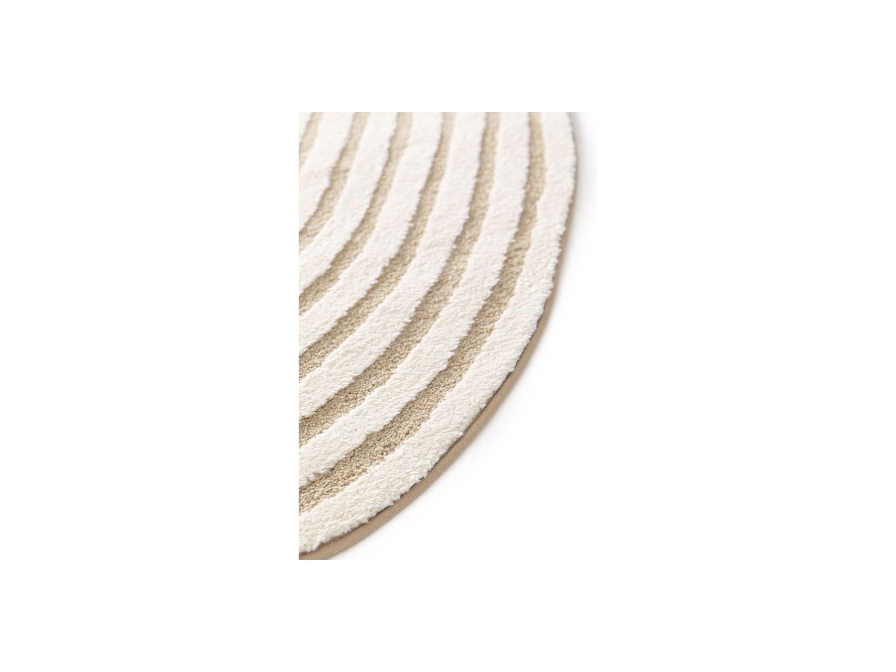 Briac - Tapis Poils Courts - Motif Géométrique - Marron