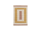 Loan - Tapis Poils Longs - Motif Graphique - Jaune