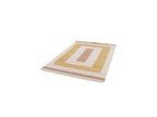 Loan - Tapis Poils Longs - Motif Graphique - Jaune