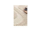 Caleb - Tapis Poils Longs - Motif Graphique - Beige
