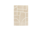 Marina - Alfombra de pelo largo - Motivo gráfico - Beige