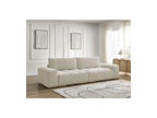 Anakin - Fixed Straight 3-Seater Sofa - Bouclé Fabric - 2 Cushions