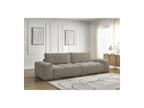 Anakin - Fixed Straight 3-Seater Sofa - Bouclé Fabric - 2 Cushions