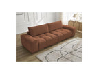 Anakin - Fixed Straight 3-Seater Sofa - Bouclé Fabric - 2 Cushions