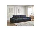Anakin - Fixed Straight 3-Seater Sofa - Bouclé Fabric - 2 Cushions