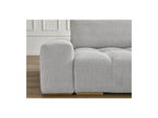 Anakin - Fixed Straight 3-Seater Sofa - Bouclé Fabric - 2 Cushions
