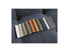 Anakin - Canapé Droit Fixe 3 Places - Tissu Bouclette - 6 Coussins