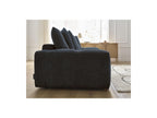 Anakin - Canapé Droit Fixe 3 Places - Tissu Bouclette - 6 Coussins