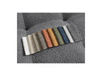 Anakin - Canapé Droit Fixe 3 Places - Tissu Bouclette - 6 Coussins