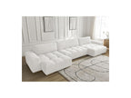 Anakin - Fixed Panoramic Sofa - Bouclé Fabric - 3 Cushions