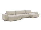 Anakin - Fixed Panoramic Sofa - Bouclé Fabric - 3 Cushions