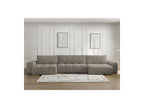 Anakin - Fixed Panoramic Sofa - Bouclé Fabric - 3 Cushions