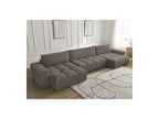 Anakin - Fixed Panoramic Sofa - Bouclé Fabric - 3 Cushions