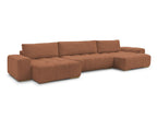 Anakin - Fixed Panoramic Sofa - Bouclé Fabric - 3 Cushions