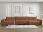 Anakin - Fixed Panoramic Sofa - Bouclé Fabric - 3 Cushions