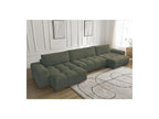 Anakin - Fixed Panoramic Sofa - Bouclé Fabric - 3 Cushions