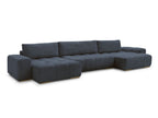 Anakin - Fixed Panoramic Sofa - Bouclé Fabric - 3 Cushions