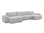 Anakin - Fixed Panoramic Sofa - Bouclé Fabric - 3 Cushions