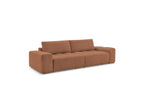 Anakin - Straight Convertible Sofa with Storage - Bouclé Fabric - 2 Cushions