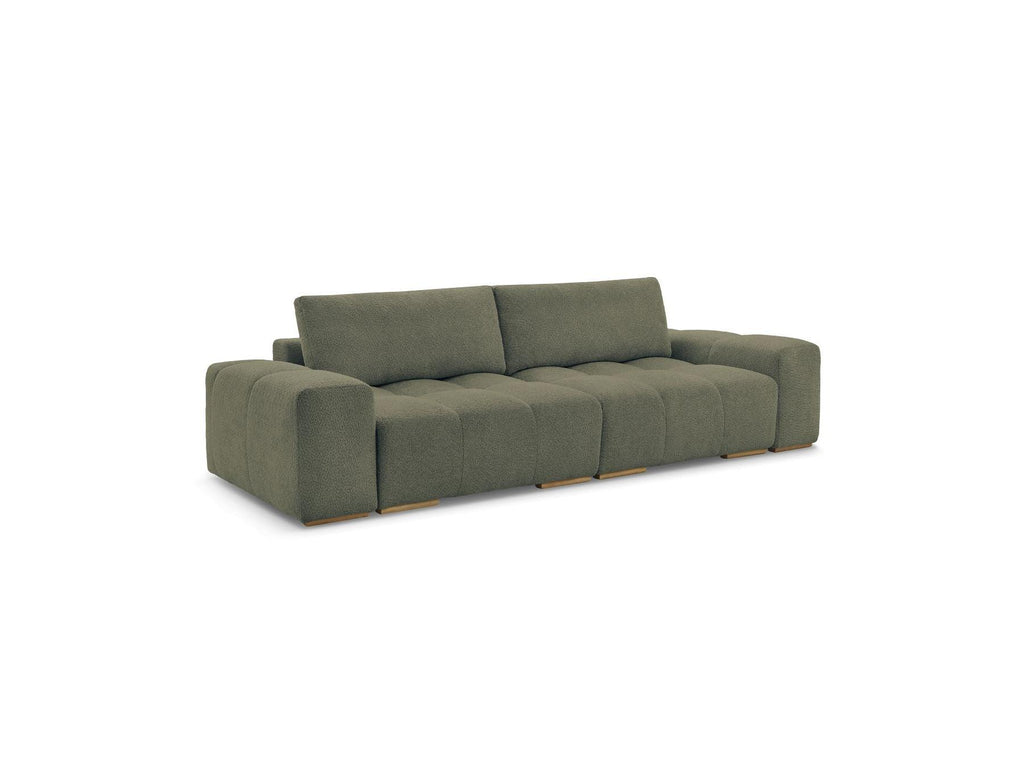 Anakin - Straight Convertible Sofa with Storage - Bouclé Fabric - 2 Cushions