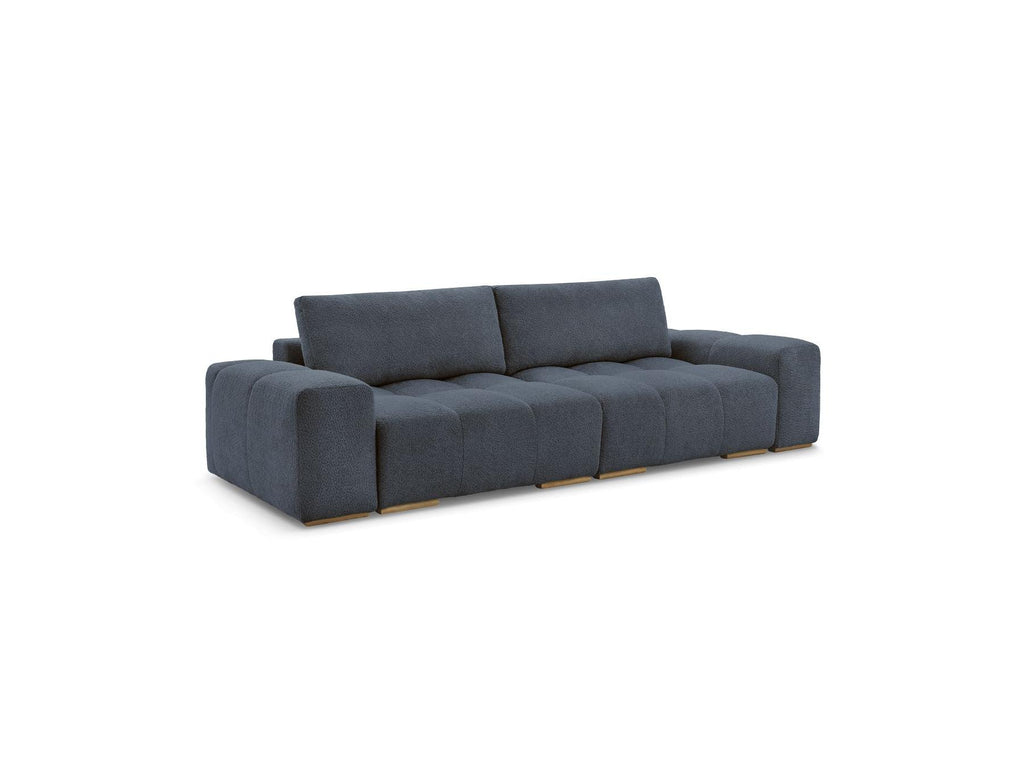 Anakin - Straight Convertible Sofa with Storage - Bouclé Fabric - 2 Cushions