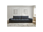 Anakin - Straight Convertible Sofa with Storage - Bouclé Fabric - 2 Cushions