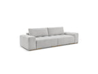 Anakin - Straight Convertible Sofa with Storage - Bouclé Fabric - 2 Cushions