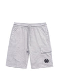 CP Company - Shorts cargo con cordón – Gris jaspeado