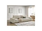 Anakin - Straight Convertible Sofa with Storage - Bouclé Fabric - 2 Cushions