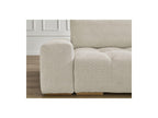 Anakin - Straight Convertible Sofa with Storage - Bouclé Fabric - 2 Cushions