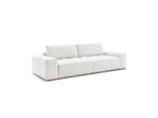 Anakin - Straight Convertible Sofa with Storage - Bouclé Fabric - 2 Cushions