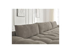 Anakin - Canapé Panoramique Convertible Coffre - Tissu Bouclette - 3 Coussins