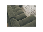 Anakin - Canapé Panoramique Convertible Coffre - Tissu Bouclette - 3 Coussins
