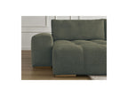 Anakin - Canapé Panoramique Convertible Coffre - Tissu Bouclette - 3 Coussins