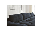 Anakin - Canapé Panoramique Convertible Coffre - Tissu Bouclette - 3 Coussins