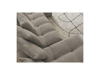 Anakin - Canapé Panoramique Convertible Coffre - Tissu Bouclette - 10 Coussins
