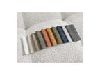 Anakin - Canapé D'Angle Convertible Réversible Coffre - Tissu Bouclette - 2 Coussins