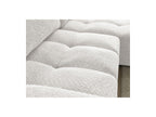 Anakin - Canapé D'Angle Convertible Réversible Coffre - Tissu Bouclette - 2 Coussins