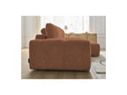 Anakin - Canapé D'Angle Convertible Réversible Coffre - Tissu Bouclette - 2 Coussins
